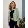 Zeagoo Women’s Lightweight Summer Cardigan Thin Cropped Long Sleeve Shrug(Printed Floral Xh534)
