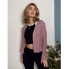 Zeagoo Women’s Lightweight Summer Cardigan Thin Cropped Long Sleeve Shrug(Red Bean Paste)
