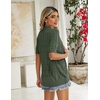 Zeagoo Women’s Short Sleeve Sweaters 2026 Summer Crochet Cropped Cardigan(Green)