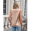 Zeagoo Women’s Silk Satin Camisole Tank Tops V Neck Blouses Work Shirts(Light Khaki)