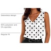 Zeagoo Women’s Silk Satin Camisole Tank Tops V Neck Blouses Work Shirts(Z – Jh592)