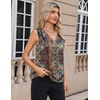 Zeagoo Women’s Silk Satin Camisole Tank Tops V Neck Blouses Work Shirts(Z – Mz721)