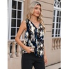 Zeagoo Women’s Silk Satin Camisole Tank Tops V Neck Blouses Work Shirts(Z – Zr220)
