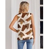 Zeagoo Women’s Silk Satin Tank Tops V Neck Camisoles Sleeveless Blouses(P-jh587)