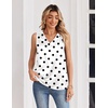 Zeagoo Women’s Silk Satin Tank Tops V Neck Camisoles Sleeveless Blouses(P-jh592)
