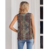 Zeagoo Women’s Silk Satin Tank Tops V Neck Camisoles Sleeveless Blouses(P-mz721)