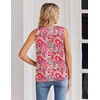 Zeagoo Women’s Silk Satin Tank Tops V Neck Camisoles Sleeveless Blouses(P-mz750)