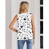 Zeagoo Women’s Silk Satin Tank Tops V Neck Camisoles Sleeveless Blouses(P-sf291)
