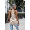 Zeagoo Womens Silk Satin Tank Tops V Neck Sleeveless Blouse Camisole Top(Light Champagne)