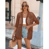 Zeagoo Women’s Summer Crochet Cardigan Boho Kimono Oversized Sweater Tops(Caramel)