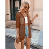 Zeagoo Women’s Summer Crochet Cardigan Boho Kimono Oversized Sweater Tops(Caramel)