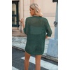 Zeagoo Women’s Summer Crochet Cardigan Boho Kimono Oversized Sweater Tops(Green)