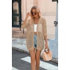 Zeagoo Women’s Summer Crochet Cardigan Boho Kimono Oversized Sweater Tops(Khaki)