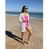 Zeagoo Women’s Summer Crochet Cardigan Boho Kimono Oversized Sweater Tops(White)