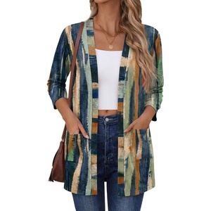 Zeagoo Women’s 3/4 Sleeve Lightweight Cardigan Casual Open Front Cardigans(Cx289)