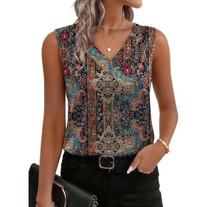 Zeagoo Women’s Silk Satin Tank Tops V Neck Camisoles Sleeveless Blouses(P-mz721)