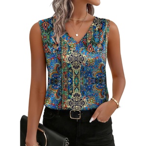 Zeagoo Women’s Silk Satin Tank Tops V Neck Camisoles Sleeveless Blouses(P-mz779)