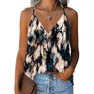 Zeagoo Womens Silk Satin Tank Tops V Neck Sleeveless Blouse Camisole Top(Zr220)