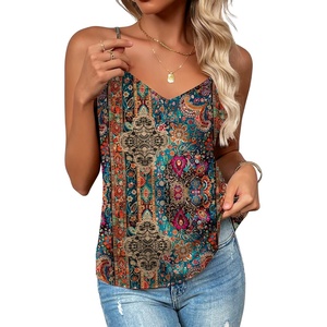 Zeagoo Women’s Silk Satin Tank Tops V Neck Sleeveless Camisole Basic Blouse(Mz721)