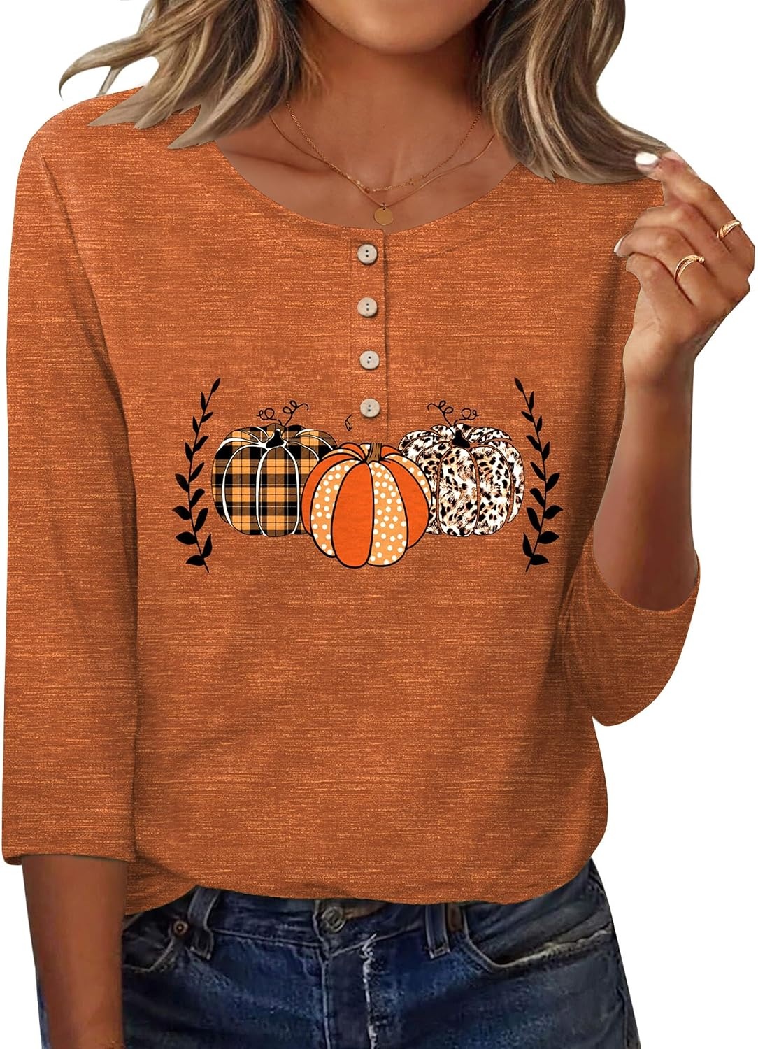 image:imageZeagoo 34 Length Sleeve Women Tops Dressy Casual Blouses Work ClothesWs86
