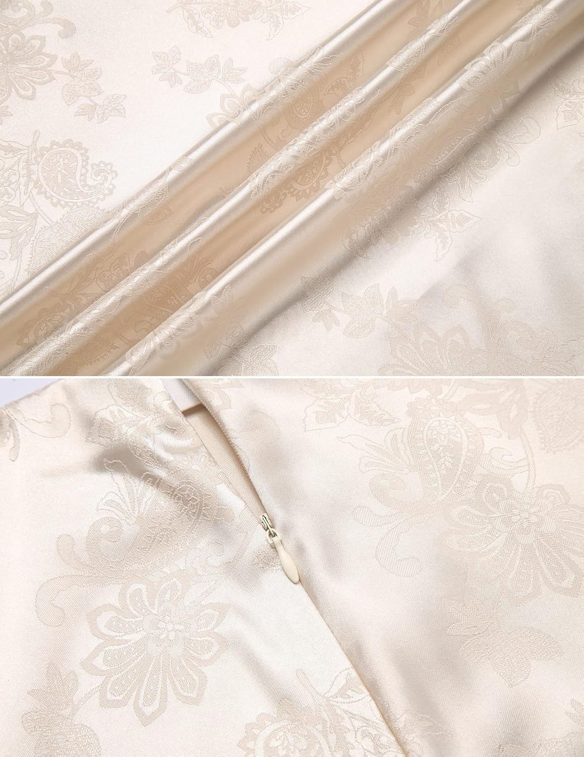 image:imageZeagoo Skirts for Women High Waist Skirt Elegant Midi Skirt SatinNewpastel Peach