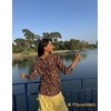 Zeagoo 3/4 Length Sleeve Blouse Pleated Tops Tunics for Women Dressy Shirt Business Casual(Brown Vine)