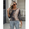 Zeagoo 3/4 Length Sleeve Women Tops Dressy Casual Blouses Work Clothes(Cx278-multicolor)