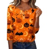 Zeagoo 3/4 Length Sleeve Women Tops Dressy Casual Blouses Work Clothes(Ws85)