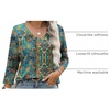 Zeagoo 3/4 Length Sleeve Womens Tops Casual V Neck Shirts Soft Basic Tees(Mz779)