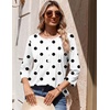 Zeagoo 3/4 Length Sleeve Womens Tops Round Neck Casual Summer Tunic Tops Basic Tees Blouses Dressy T-Shirts Pleated Shirts(Jh592)