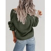 Zeagoo Women’s 2026 Fall Chunky Knit Cardigans Long Sleeve Sweaters(Army Green)