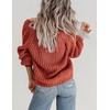 Zeagoo Women’s 2026 Fall Chunky Knit Cardigans Long Sleeve Sweaters(Caramel-1)