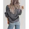 Zeagoo Women’s 2026 Fall Chunky Knit Cardigans Long Sleeve Sweaters(Grey)
