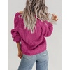 Zeagoo Women’s 2026 Fall Chunky Knit Cardigans Long Sleeve Sweaters(Rose-1)