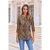 Zeagoo Women’s Casual 3/4 Sleeve T-Shirts Round Neck Tunic Tops Work Blouse(Mz721)