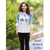 Zeagoo Women’s Casual 3/4 Sleeve T-Shirts Round Neck Tunic Tops Work Blouse(Wf41)