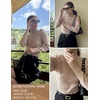 Zeagoo Womens Sweaters Turtleneck Cable Knit Long Sleeve Pullover Fall Tops(Khaki)