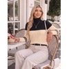 Zeagoo Womens Sweaters Turtleneck Cable Knit Long Sleeve Pullover Fall Tops(Z Black)