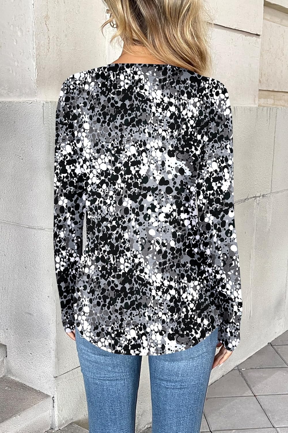 image:imageZeagoo Women Long Sleeve Tops Dressy Casual V Neck Shirt Fall Work BlouseCx273