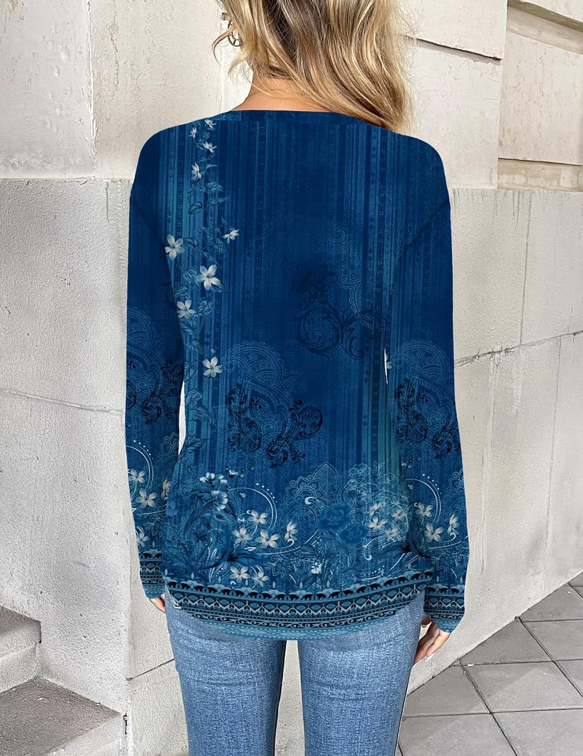 image:imageZeagoo Women Long Sleeve Tops Dressy Casual V Neck Shirt Fall Work BlouseMz712