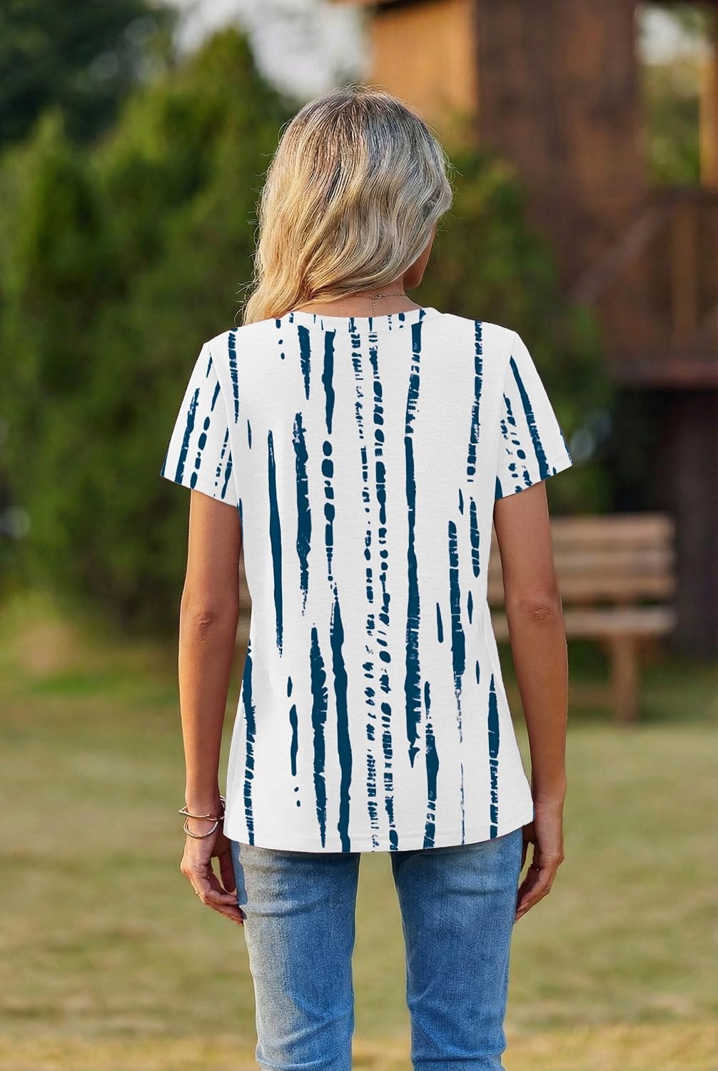 image:imageZeagoo Womens VNeck Tops Summer Casual Short Sleeve Tshirts S3XLZzzr229
