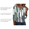 Zeagoo Long Sleeve Shirts for Women Casual V Neck Fall Tops Summer Blouses(Geometric 530)