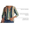 Zeagoo Long Sleeve Shirts for Women Casual V Neck Fall Tops Summer Blouses(Multicolor 289)