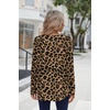Zeagoo Long Sleeve Shirts for Women Dressy Casual Blouses Loose Tunic Tops(Leopard-an284)