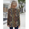 Zeagoo Long Sleeve Shirts for Women Dressy Casual Blouses Loose Tunic Tops(Multicolor-mz721)