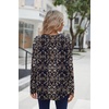 Zeagoo Long Sleeve Shirts for Women Dressy Casual Blouses Loose Tunic Tops(Multicolor-mz869)