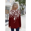 Zeagoo Long Sleeve Shirts for Women Dressy Casual Blouses Loose Tunic Tops(Red Flower-sf186)
