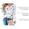Zeagoo Women Long Sleeve Tops Dressy Casual V Neck Shirt Fall Work Blouse(Bf112)