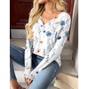 Zeagoo Women Long Sleeve Tops Dressy Casual V Neck Shirt Fall Work Blouse(Bf112)