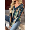 Zeagoo Women Long Sleeve Tops Dressy Casual V Neck Shirt Fall Work Blouse(Cx289)